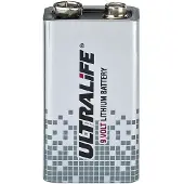 Ultralife U9VL-J-P / 6FR61 / 9V E-Block Lithium Batterij (1 stuk)
