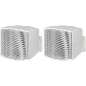 Monacor EUL-26/WS PA-wandluidspreker, Wandluidspreker 10 W Lux-wit 1 paar