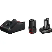Bosch Set of 2 Professional GBA 2.0Ah + 4.0Ah Batteries - 1600A01NC9