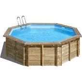 Gre Zwembad Normandie Set Grenen Rond Ø500x127cm