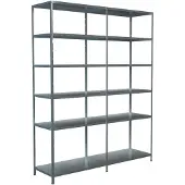 Schulte Legborden zonder grendels, H 2300 x B 1800 x D 500, gegalvaniseerd