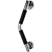 RIDDER Ken hoekbadgreep met softgrip 43 cm chroom/zwart