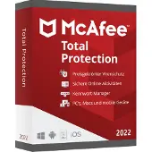 McAfee Total Protection | Jaarlicentie | Beveiliging voor 3 Apparaten