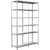 Schulte Legborden zonder grendels, H 2300 x B 1400 x D 500, wit