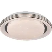 Reality Plafondlamp Atria, Ø 27 cm, wit, kunststof, CCT dimbaar, wit / opaal, Woon-/ Eetkamer, Kunststof, Modern, LED plafondlamp
