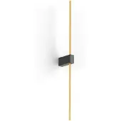 Wever & Ducre Finlin Plafond/Wandlamp Finlin 2.0 | Black Matt|Gold | 2700K