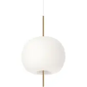 Kdln Hanglampe , Kushi, dimbare, Wit, Woonkamer, Glas, Designer
