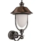 LCD Wandlamp buiten PEGGY, dimbaar, zwart, Aluminium, Landelijk