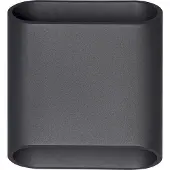 LCD LED-wandlamp buiten 5175, dimbaar, zwart, Aluminium, Modern, LED wandlamp buiten