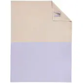 Cawö Theedoek Duo Cuisine Lavender/Linnen (Set van 4)