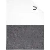 Cawö Theedoek Duo Cuisine Black/White (Set van 4)