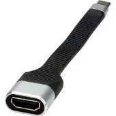 Roline Display Adapter USB Type C - HDMI, M/F, 0,13 m