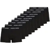 Jack & Jones Effen boxershorts heren multipack jacsolid 10-pack