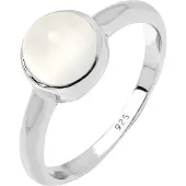 Elli - Elli Ringen Dames Elegant met Maansteen in 925 Sterling Zilver
