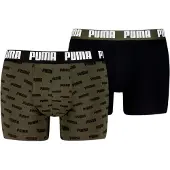 Puma Boxershort met elastische label-tailleband in 2-pack
