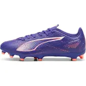 Puma Voetbalschoen 'Ultra 5 Play' violetblauw / pitaja roze / wit