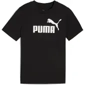 Puma Shirt 'ESS No. 1' zwart / wit
