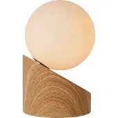 Lucide Tafellamp Len Licht Hout Ø10cm G9 33w