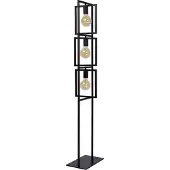 Lucide Vloerlamp Luuk Zwart 3xe27