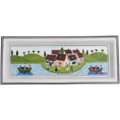 Villeroy & Boch Toscane, Kom + Kom, Blauw, Groen, Veelkleurig