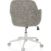 Hjh LIVING Bureaustoel / draaistoel SOLAO HOME bouclé stof grijs