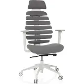Hjh OFFICE Bureaustoel / draaistoel ERGO LINE W stof smokey elegant