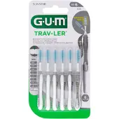 Gum 3x Trav-Ler Ragers Grijs 2.0mm 6 stuks