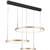 Orion Hanglamp Sphere, dimbaar, zwart, Woon-/ Eetkamer, metaal, Modern