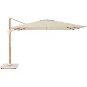 Platinum Challenger T2 premium parasol 260x350 cm teak champagne