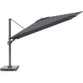Platinum Challenger T2 premium zweefparasol 260x350 cm faded black