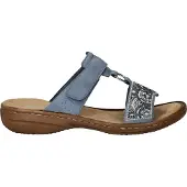 Rieker Slippers Blauw | Maat: 38
