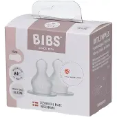 BIBS Siliconen Flessenspenen 2 stuks - Medium 2 St Speen