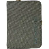 Lifeventure pasjeshouder Rfid heren 10 x 7 cm canvas donkergroen