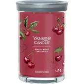 Yankee candle - Black Cherry Large Tumbler Geurkaars - 100 branduren - twee lonten