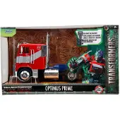 Jada Toys Transformers Diecast Model 1/24 Big Rig T7 Optimus Prime Vehicles