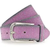 B.belt Riem Leder 75 cm roze