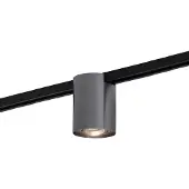 QAZQA Moderne 1-fase railspot gunmetal - Iconic Rondoo Up