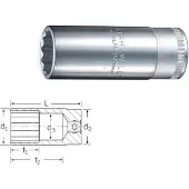 Stahlwille Dopsleutelbit | 1/2 inch 12-kant | sleutelwijdte 14 mm | lengte 83 mm | 1 stuk - 03020014 03020014