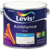 Levi's Ambiance Mur Satin Wit - 2,5 Liter