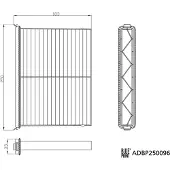 Blue Print ADBP250096 Interieurfilter