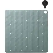 Sealskin Antislip Douchemat Ribb Groen Inclusief Zwarte Haak Met Zuignap - 55 x 55 cm