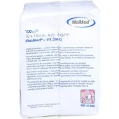 MaiMed GmbH Vlieskompressen 10x10cm 4-fach unsteril 40g, 100 St KOM
