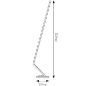 Fantasia 3435061 XIMON LED Vloerlamp 24W 3000K Wit Dimbaar