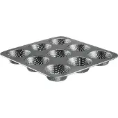 Westmark broodjesbakvorm, voor 9 broodjes, Ø 8,5 cm per stuk, staal, antiaanbaklaag, antraciet, 32732260