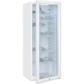 Exquisit koelkast met glazen deur GKS240-GT-160C Wit 237 l, convectie, 6 legplateaus, deurslot, vrijstaand