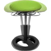 Topstar Fitnesskruk SITNESS BOB, ergonomisch, zithoogte 440 - 570 mm, appelgroen, onderstel zwart gepoedercoat