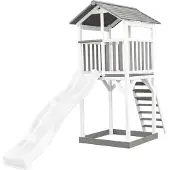 Axi Beach Tower Speeltoren Grijs/wit - Witte Glijbaan
