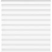 vidaXL Zebra rolgordijn 145x150 cm stofbreedte 140,9cm polyester wit