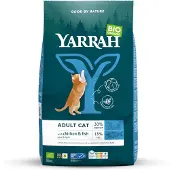Yarrah Organic cat dry food chicken & fish MSC bio