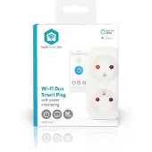 Nedis WIFIP141EWT SmartLife Slimme Stekker | Wi-Fi | IP21 | Energiemeter